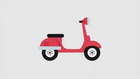 Scooter Icon Stock Footage 205066434
