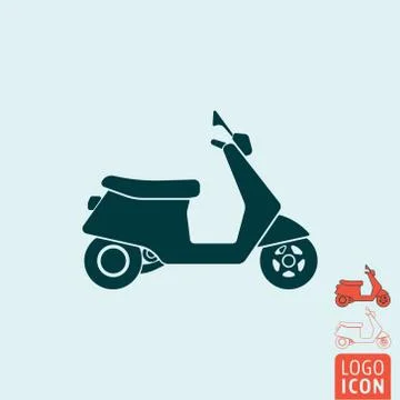 Scooter icon isolated Stock Illustration