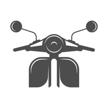 Scooter icon logo design Illustration