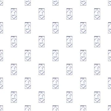 Scooter icon repeating pattern representing urban mobility Stock Illustration