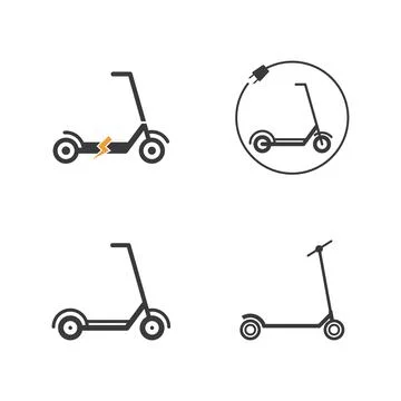 Scooter icon vector Stock-Illustration