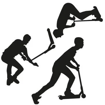 Scooter 库存插图