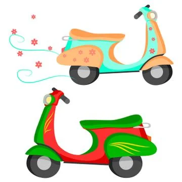 Scooter Illustrazione stock