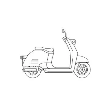 Scooter Stock Illustration