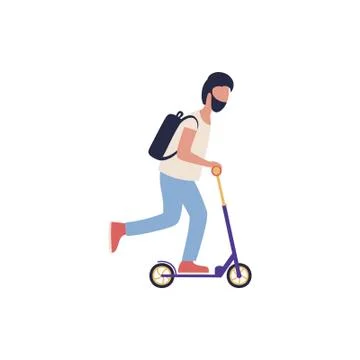 Scooter Stock Illustration