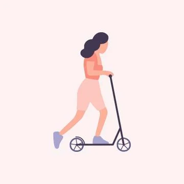 Scooter Stock Illustration