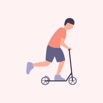 Scooter Stockillustratie