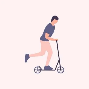 Scooter Stock Illustration