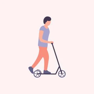 Scooter Illustrazione stock