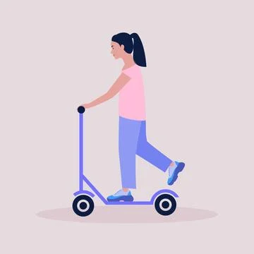 Scooter Stock Illustration