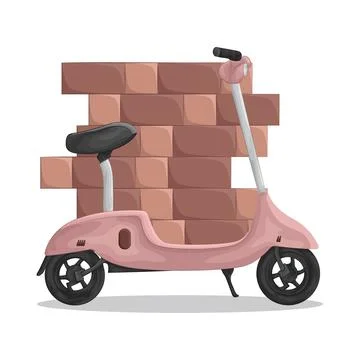 Scooter Illustration Stock Illustration