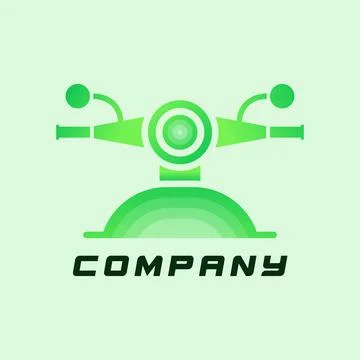 Scooter Logo Template Stock Illustration