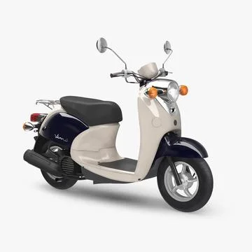 Scooter Motorcycle Yamaha Vino Classic 2017 3D Model
