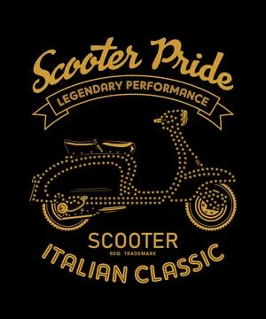 Scooter pride Stock Illustration