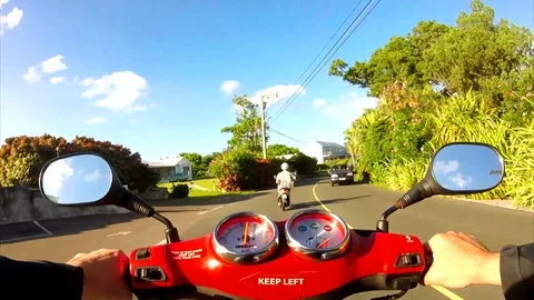 Scooter Ride Bermuda Video stock 91998083