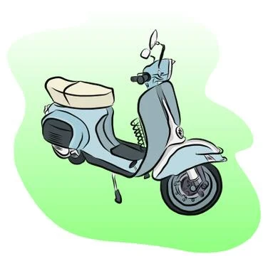 Scooter vector Stock Illustration