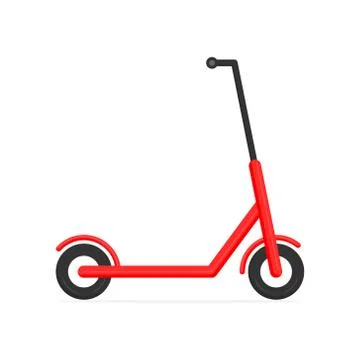 Scooter vector illustration isolated on white Stock Illustration