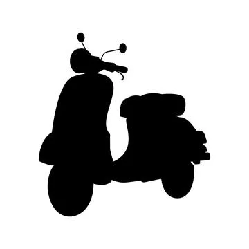 Scooter vector logo design illustration Stock Illustration