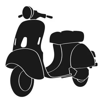 Scooter vector logo design illustration Stock Illustration