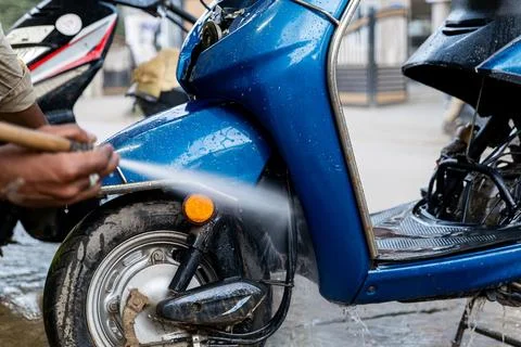 Scooter Wash Stock Photos