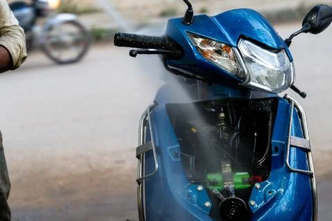 Scooter Wash Stock Photos