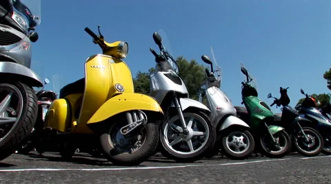 Scooters Stock Footage 46104618