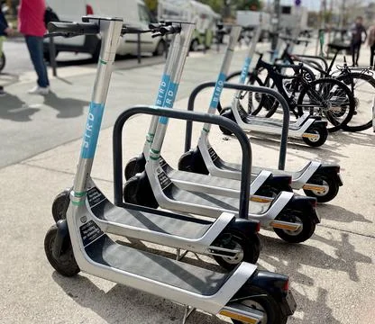 Scooters in Lisbon 写真素材