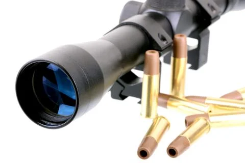 Scope and Bullets Foto stock