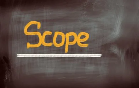 Scope Concept Stock Illustration