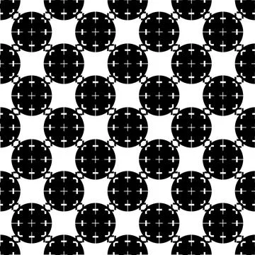 Scope crosshair pattern seamless vector Illustrazione stock