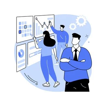 Scope definition isolated cartoon vector illustrations. Stock Illustration