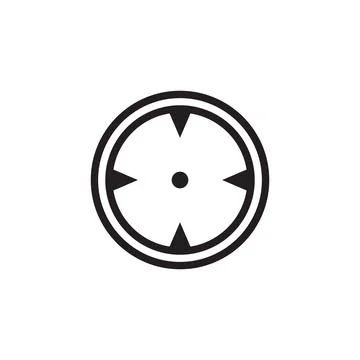 Scope icon logo Stock Illustration