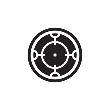 Scope icon logo Stock Illustration