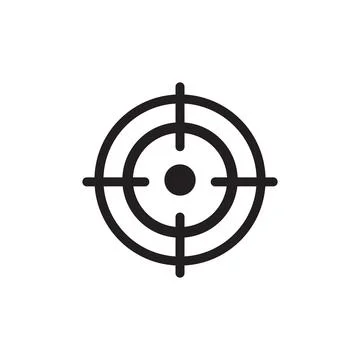 Scope icon logo Stock Illustration