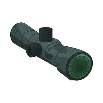 Scope illustration Stock Illustration