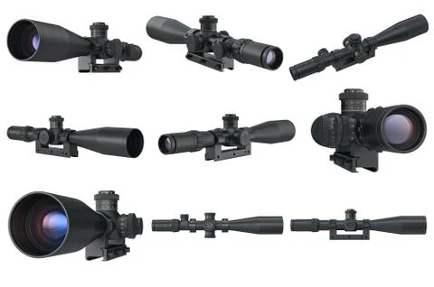 Scope optical set Stock Illustration