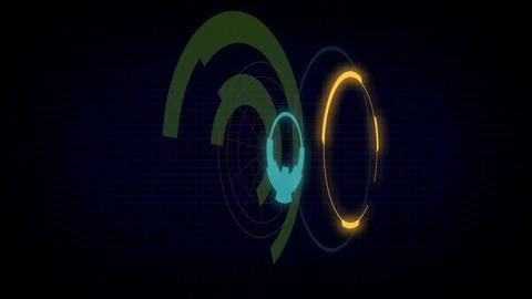 Scope. Set of HUD Elements. Modern ART design element. Stockbeeldmateriaal 123080520