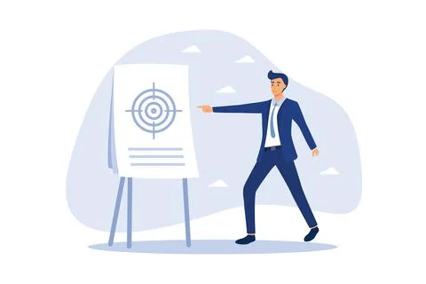 Scope of work, define work to be performed agreement document, plan or strate Illustrazione stock