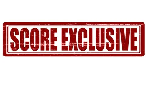 Score exclusive Stock Illustration
