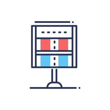 Score - modern vector line design icon. Stock Illustration