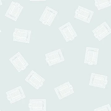 Score paper golf game line seamless pattern Stock Illustration