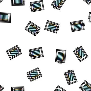 Score paper golf game vector seamless pattern Stock Illustration