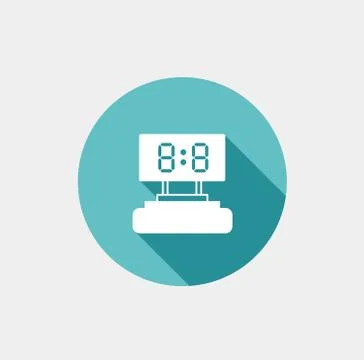 Scoreboard flat icon Stock Illustration