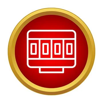 Scoreboard icon showing a digital counting display Stock Illustration