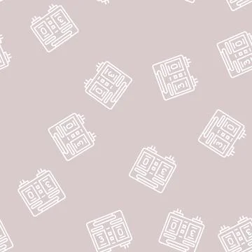 Scoreboard soccer line seamless pattern Stock Illustration