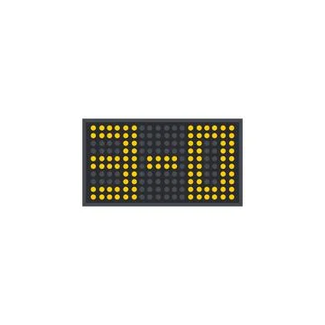 Scoreboard. Vector icon template Stock Illustration