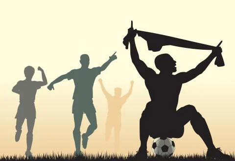 Scored Stock Illustration