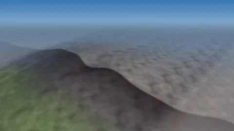 Scoria cinder cone volcano growth crater basalt field Видео 342332986