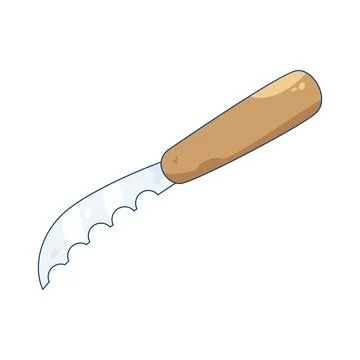 Scoring knife Stock Illustration