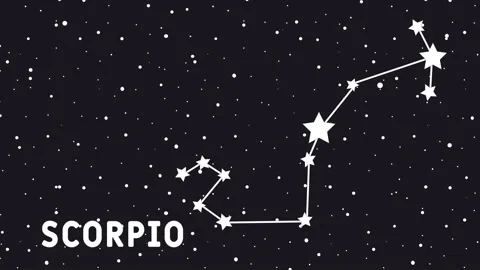 Scorpio - Animated zodiac Stock Footage 150933939